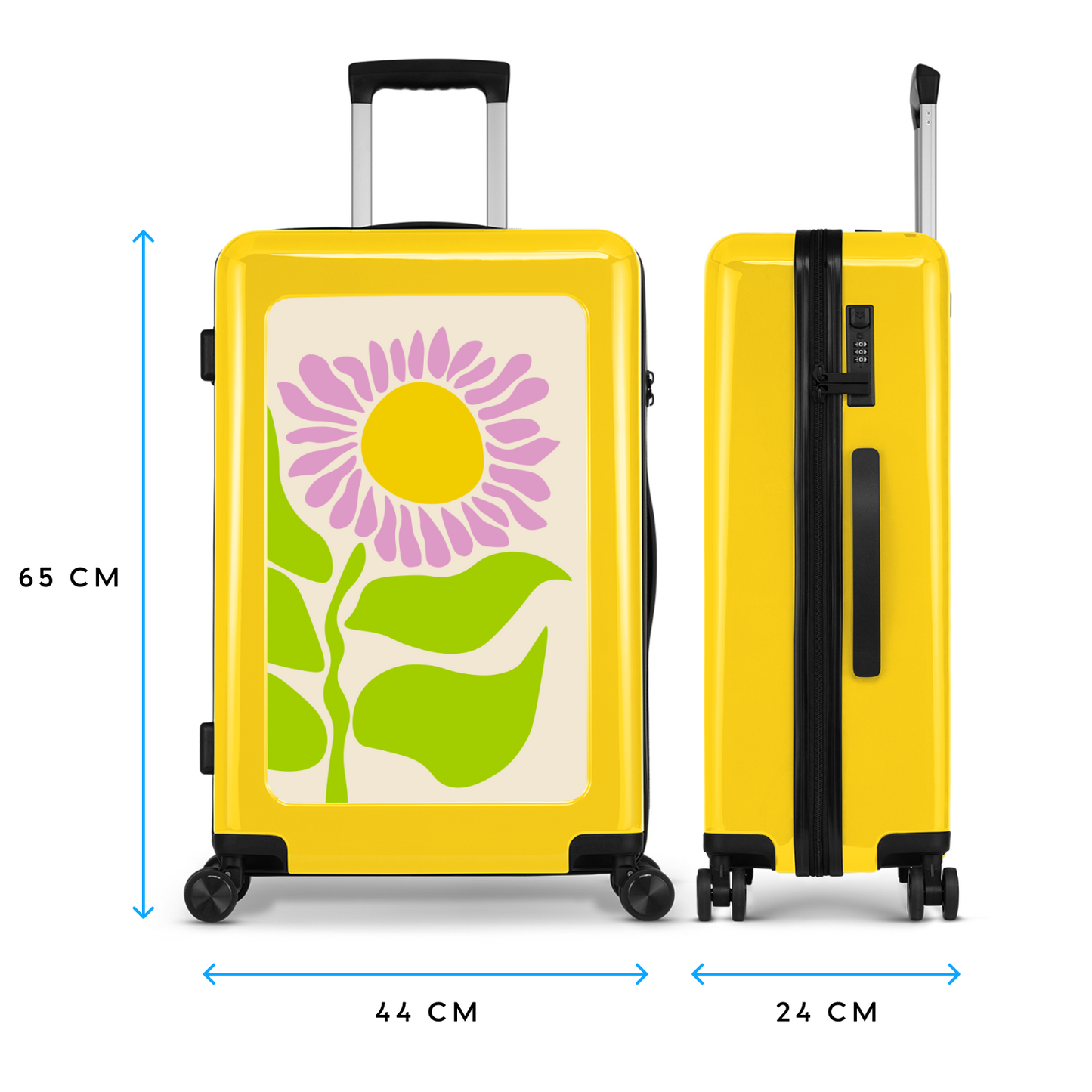 Sunflower - Geel - Reiskoffer (65 cm)