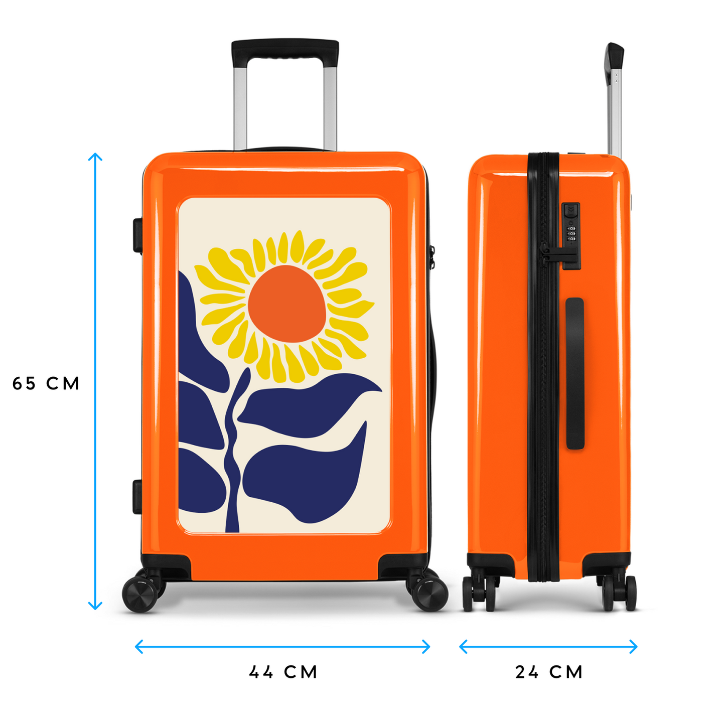 Sunflower - Oranje - Reiskoffer (65 cm)