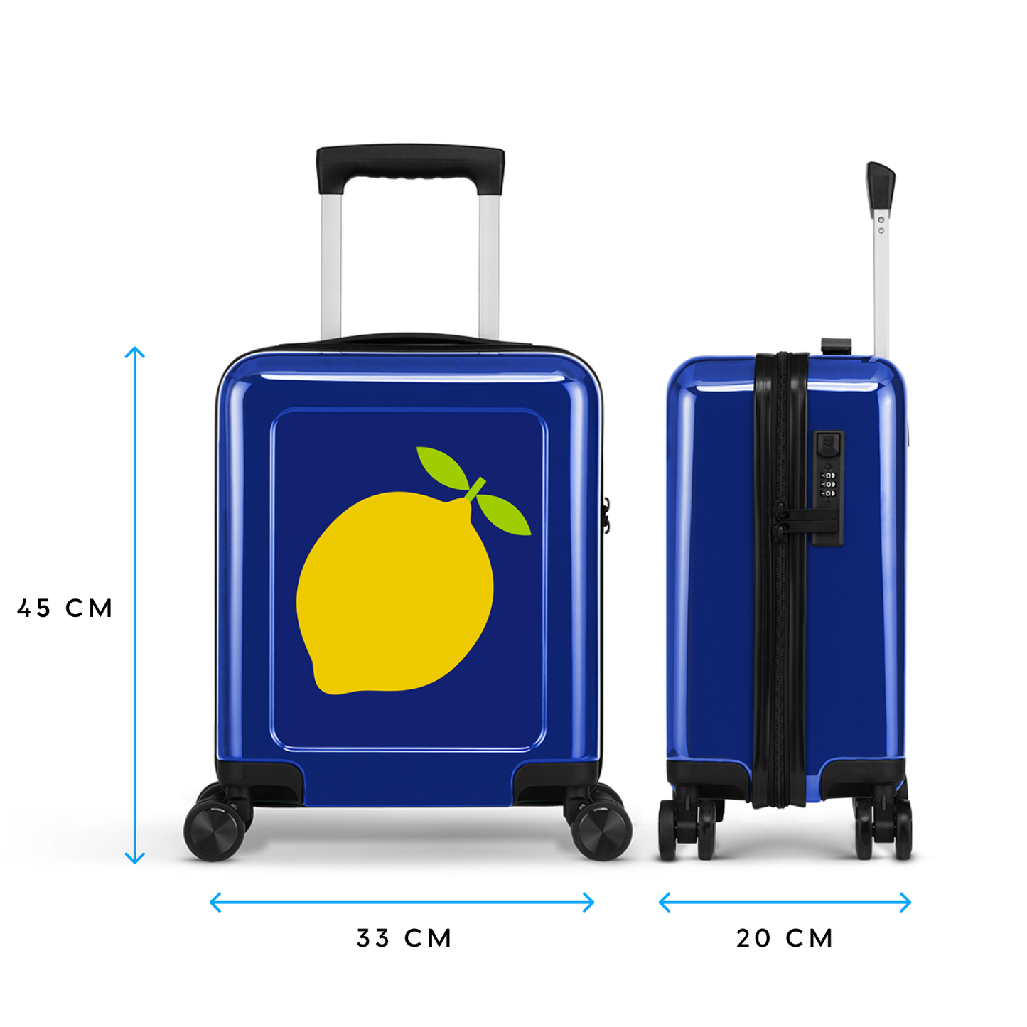 Lemon - Donkerblauw - Handbagage Mini (45 cm)