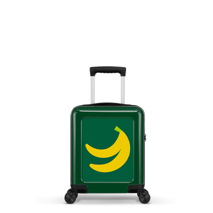 Banana - Donkergroen - Handbagage Mini (45 cm)