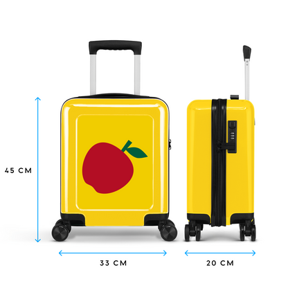 Red Apple - Geel - Handbagage Mini (45 cm)
