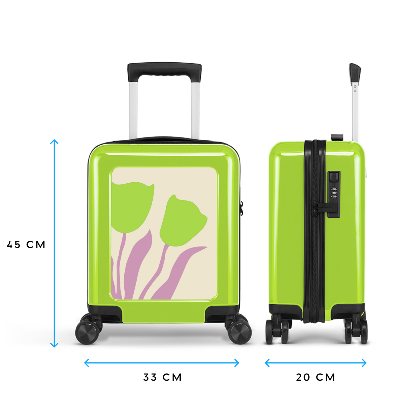 Tulip - Lichtgroen - Handbagage Mini (45 cm)