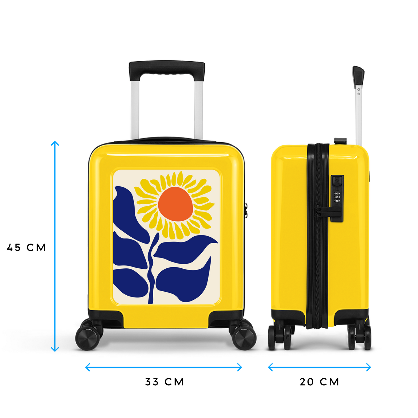 Sunflower - Geel - Handbagage Mini (45 cm)