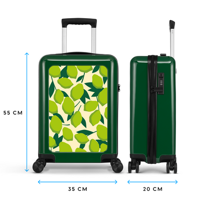 Green Lemon - Donkergroen - Handbagage (55 cm)