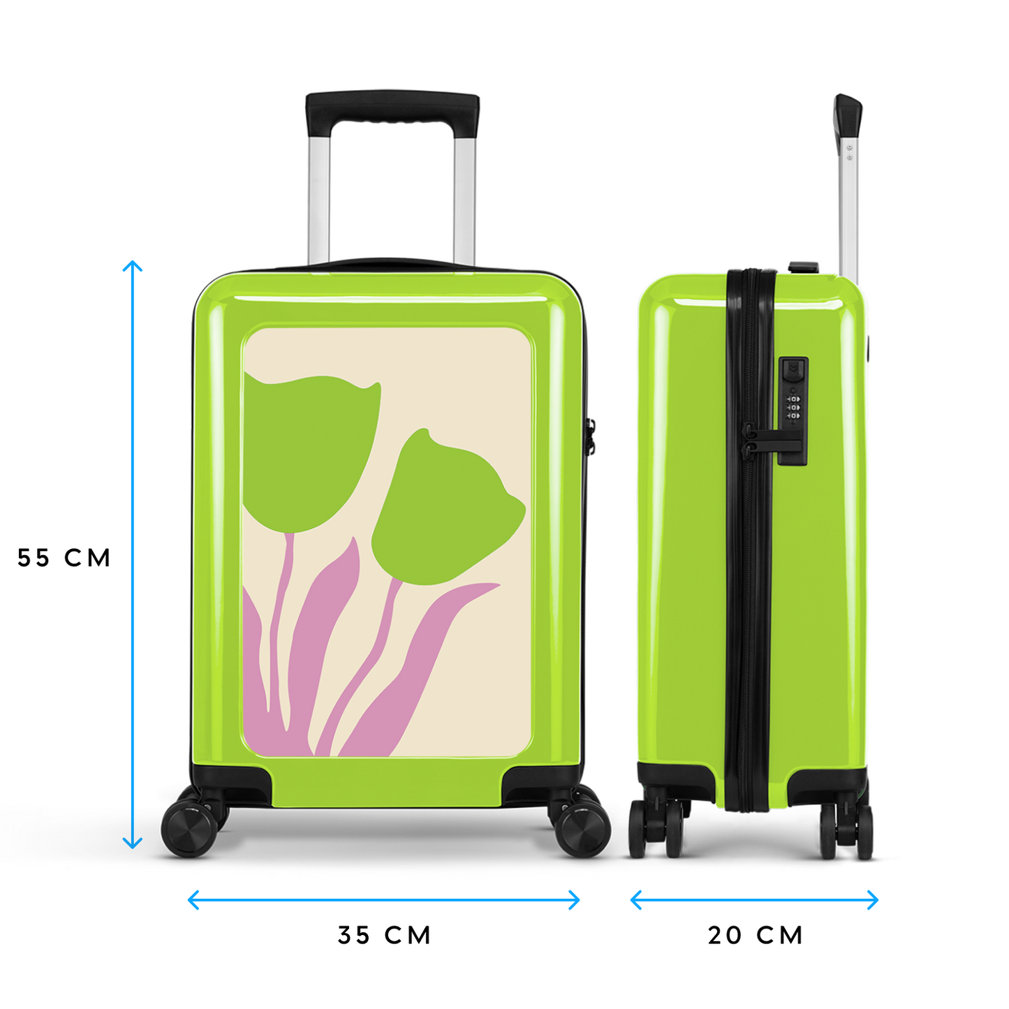 Tulip - Lichtgroen - Handbagage (55 cm)