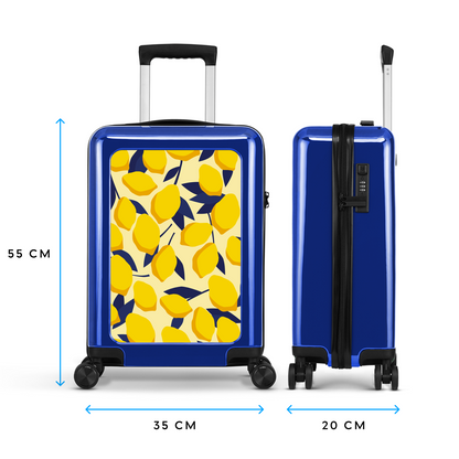 Blue Lemon - Donkerblauw - Handbagage (55 cm)