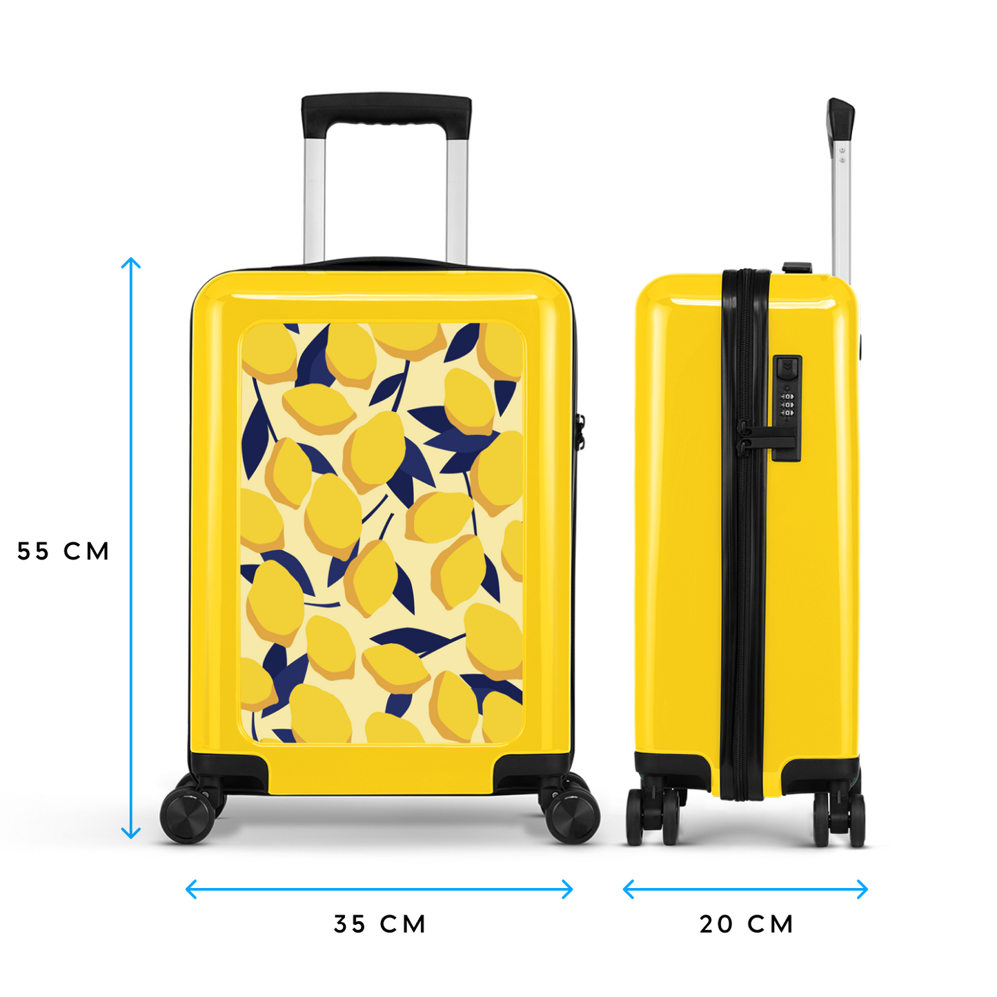 Blue Lemon - Geel - Handbagage (55 cm)